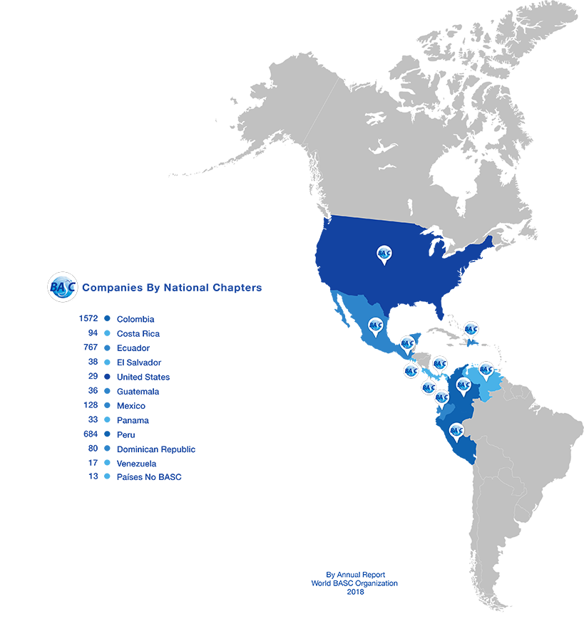 Companies by national chapters